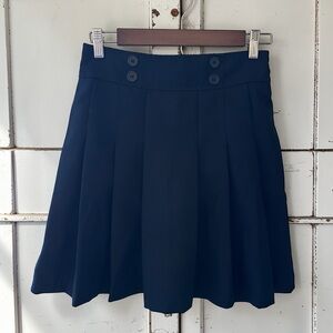 IZOD Girls Navy Golf Skort Pleated Athletic Skirt Built-In Shorts Size 14.5 Plus